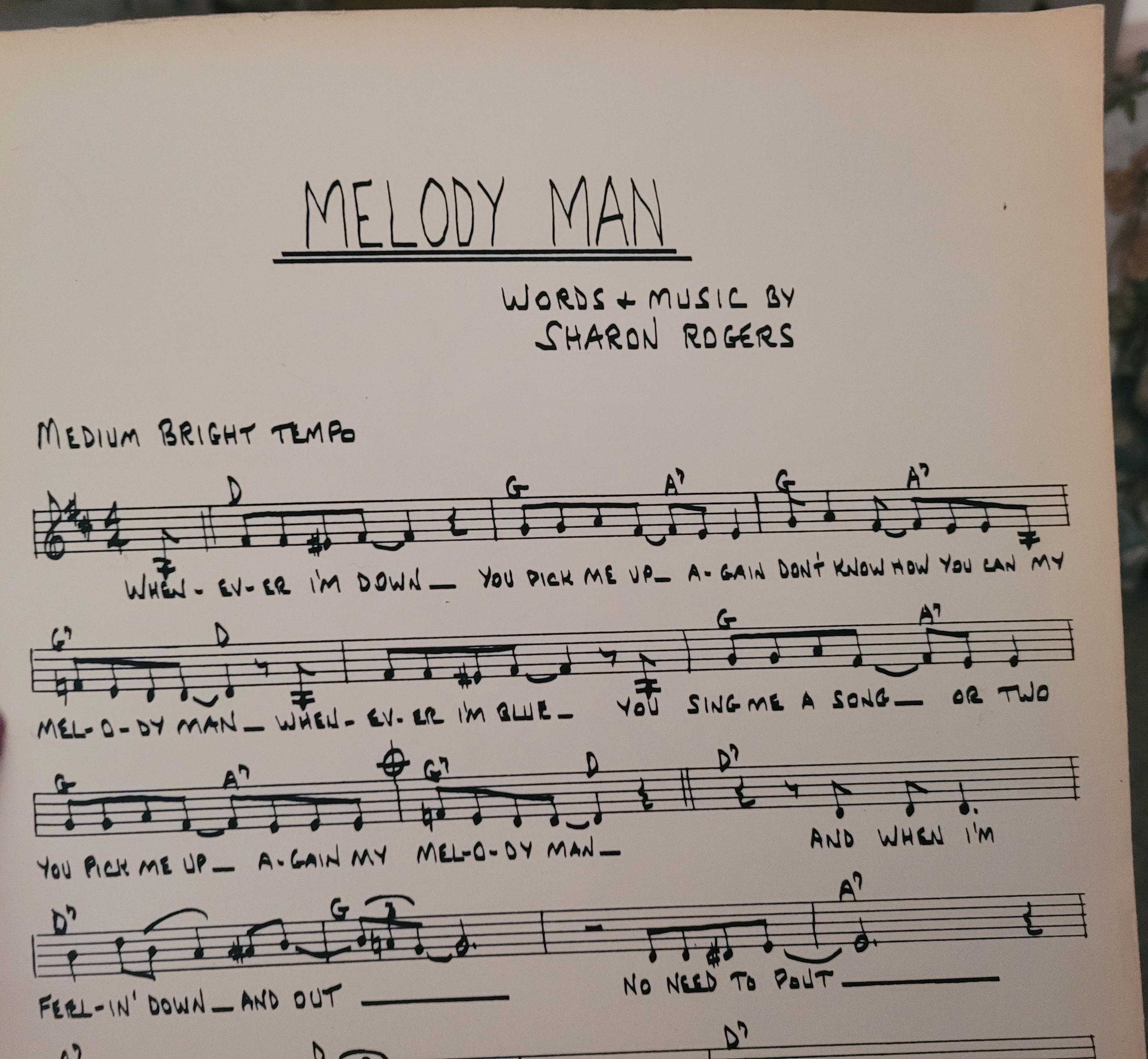 Original song visual artwork